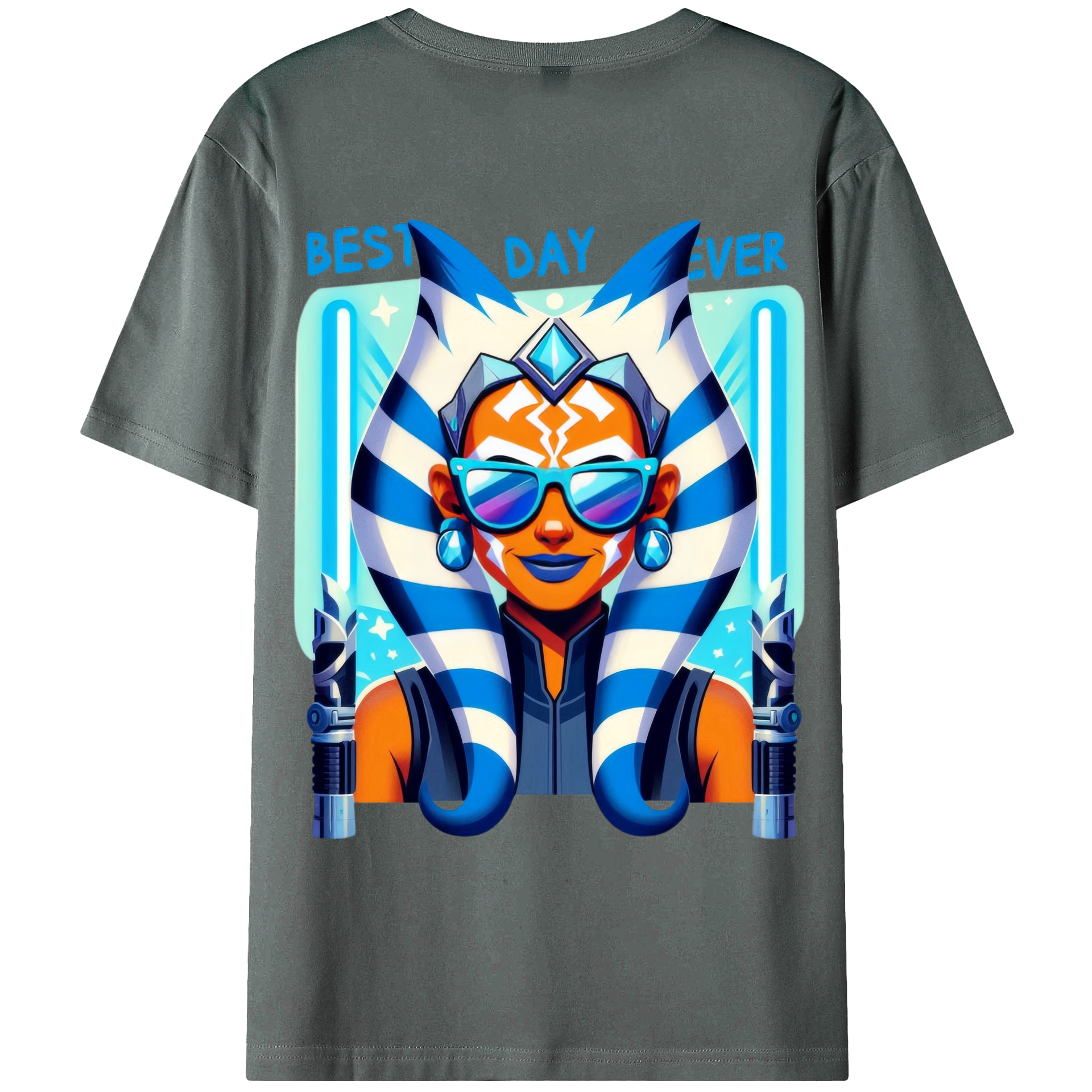 （画像用） スター・ウォーズ Star Wars 綿100％ メンズ半袖Tシャツ（バックプリント） 通気性